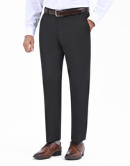 Black Plain Smart Fit Suit
