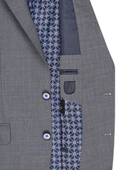 Grey Plain Suit ST2613-4C-40