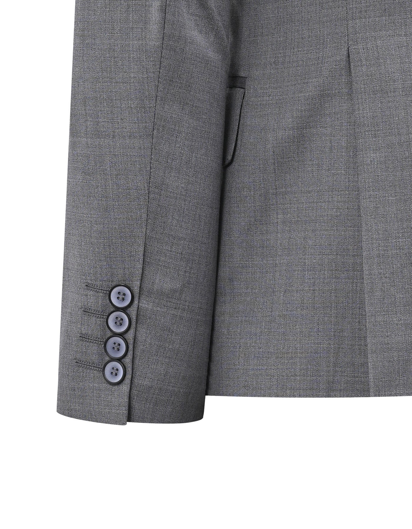 Grey Plain Suit ST2613-4C-38