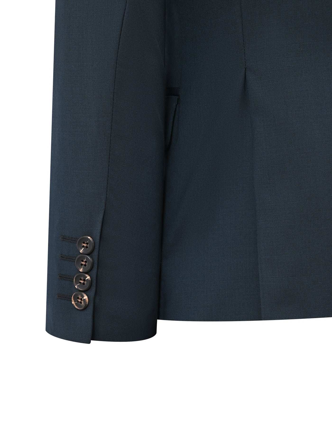 D Teal Plain Suit ST2614-4S-38