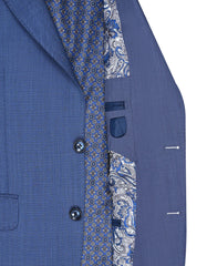 Blue Plain Suit ST2658C-42