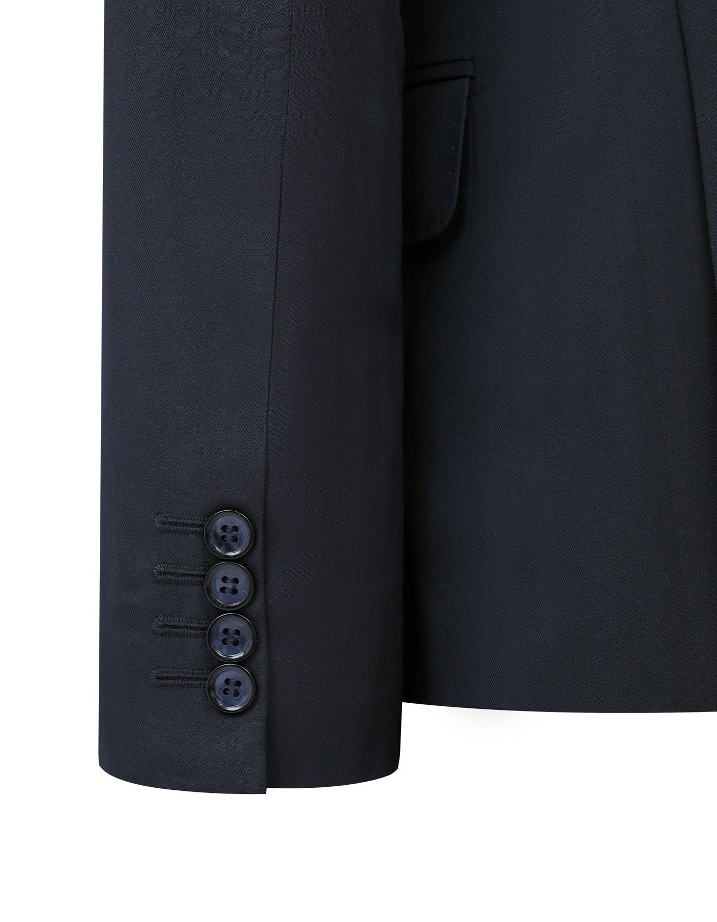 Black Plain Suit ST2659C-40