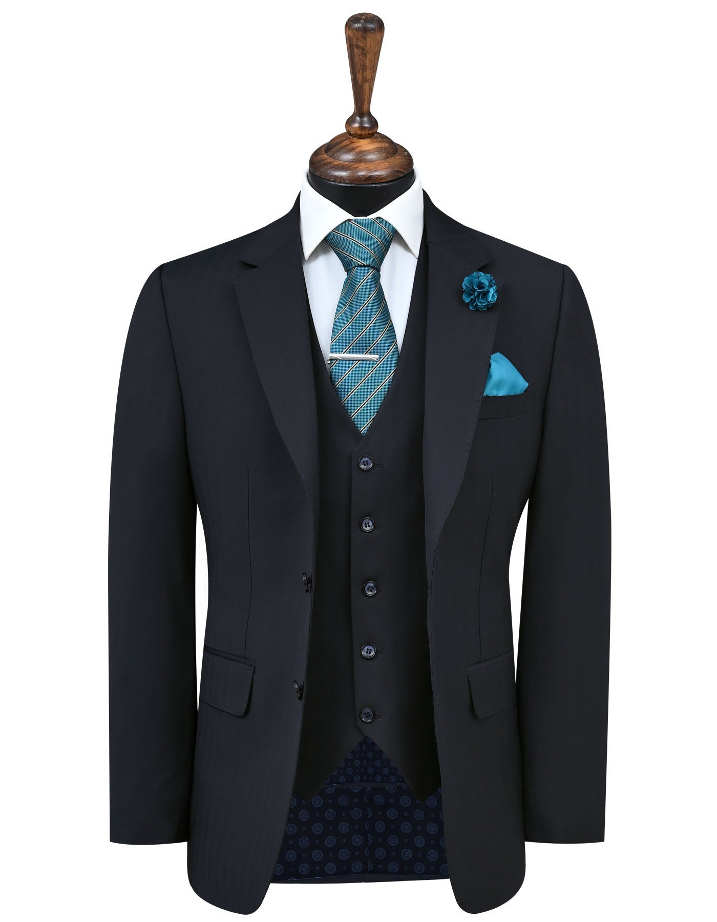 Black Plain Suit ST2659S-34