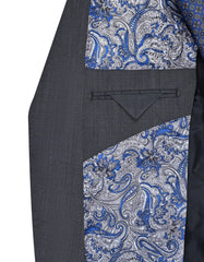 Charcoal Plain Suit ST2662C-44