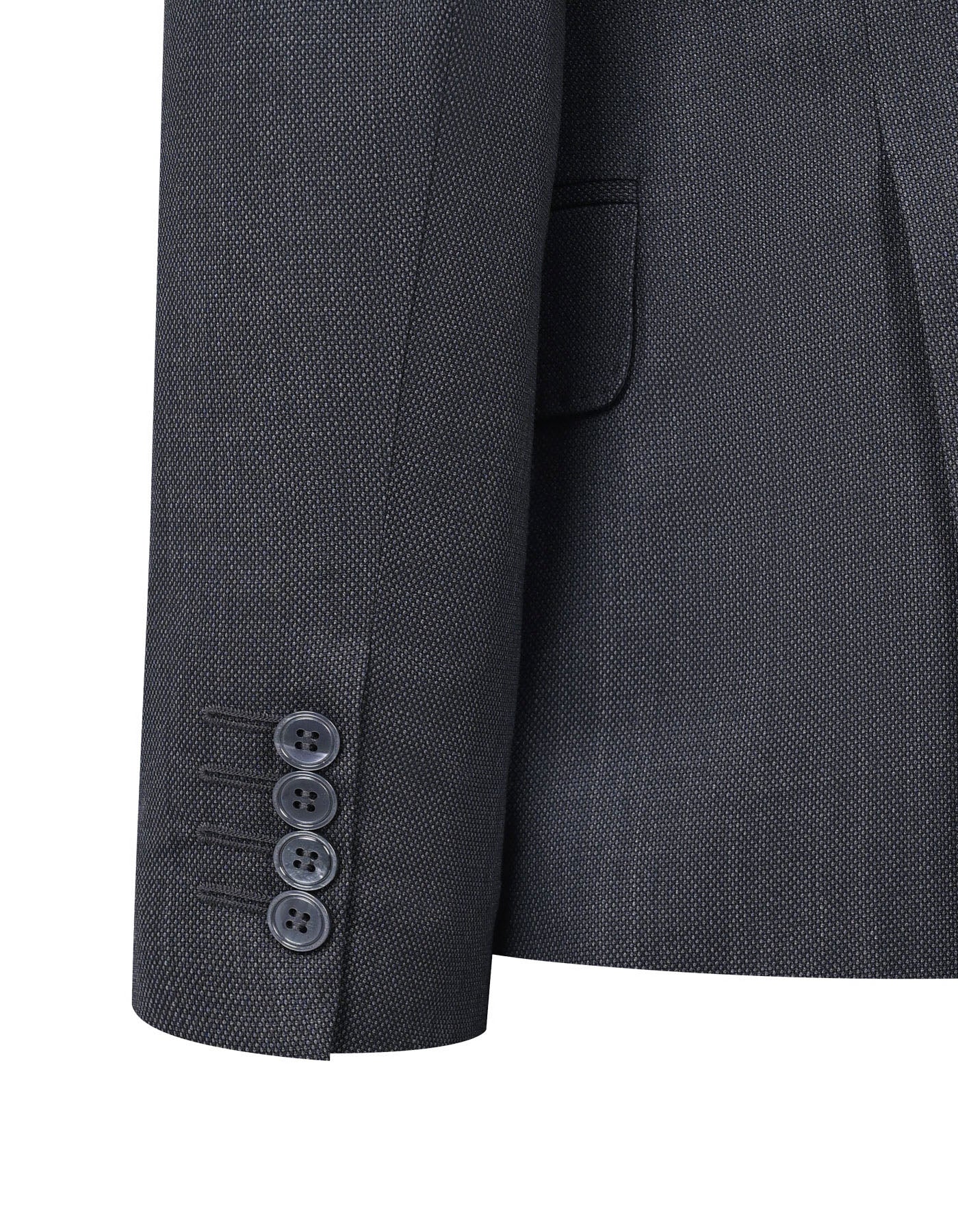 Charcoal Plain Suit ST2662C-40