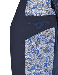 Navy Plain Suit ST2664S-44