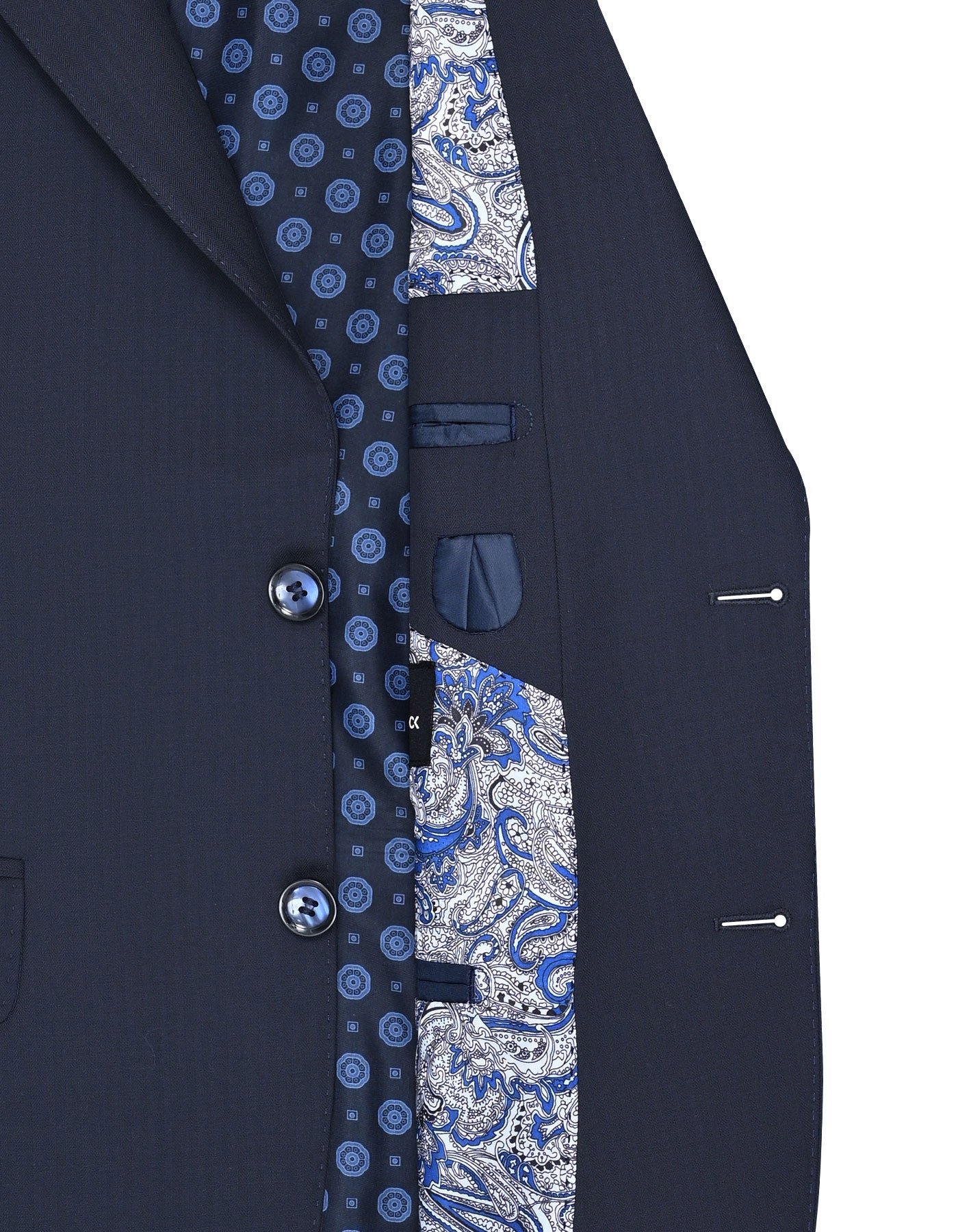 Navy Plain Suit ST2664S-42