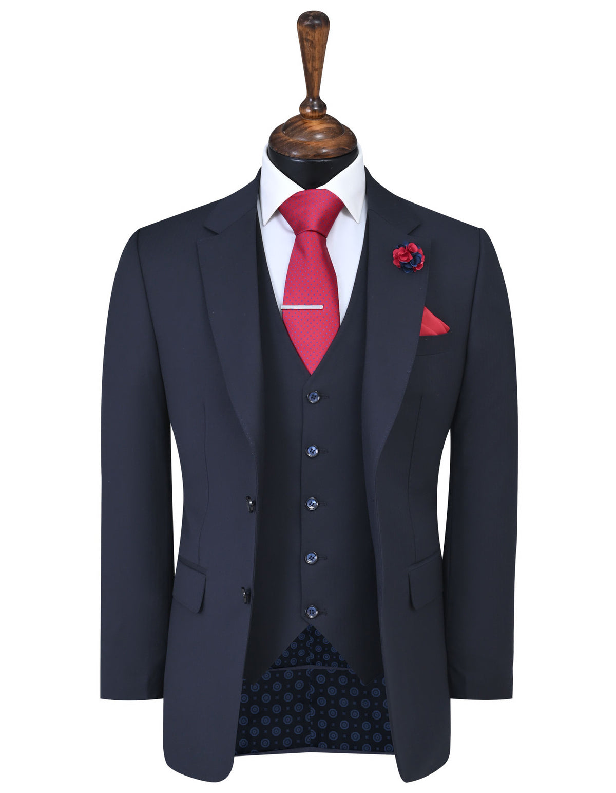Navy Plain Suit ST2664S-34