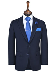 Navy Plain Suit ST2669S-34