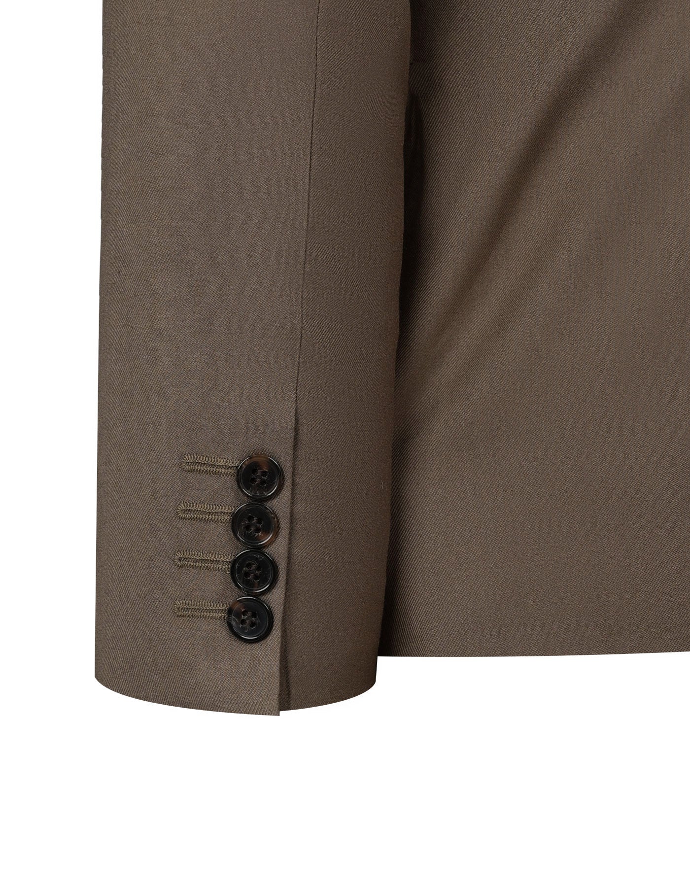 D Khaki Plain Suit ST2671S-40