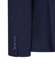 D Blue Plain Suit ST2672S-40