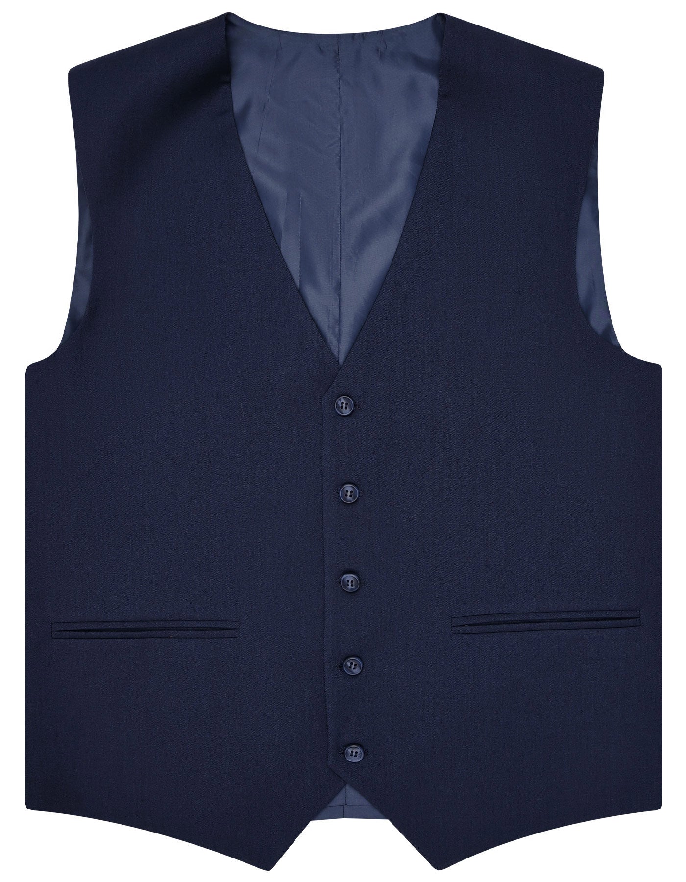 D Blue Plain Suit ST2672S-38