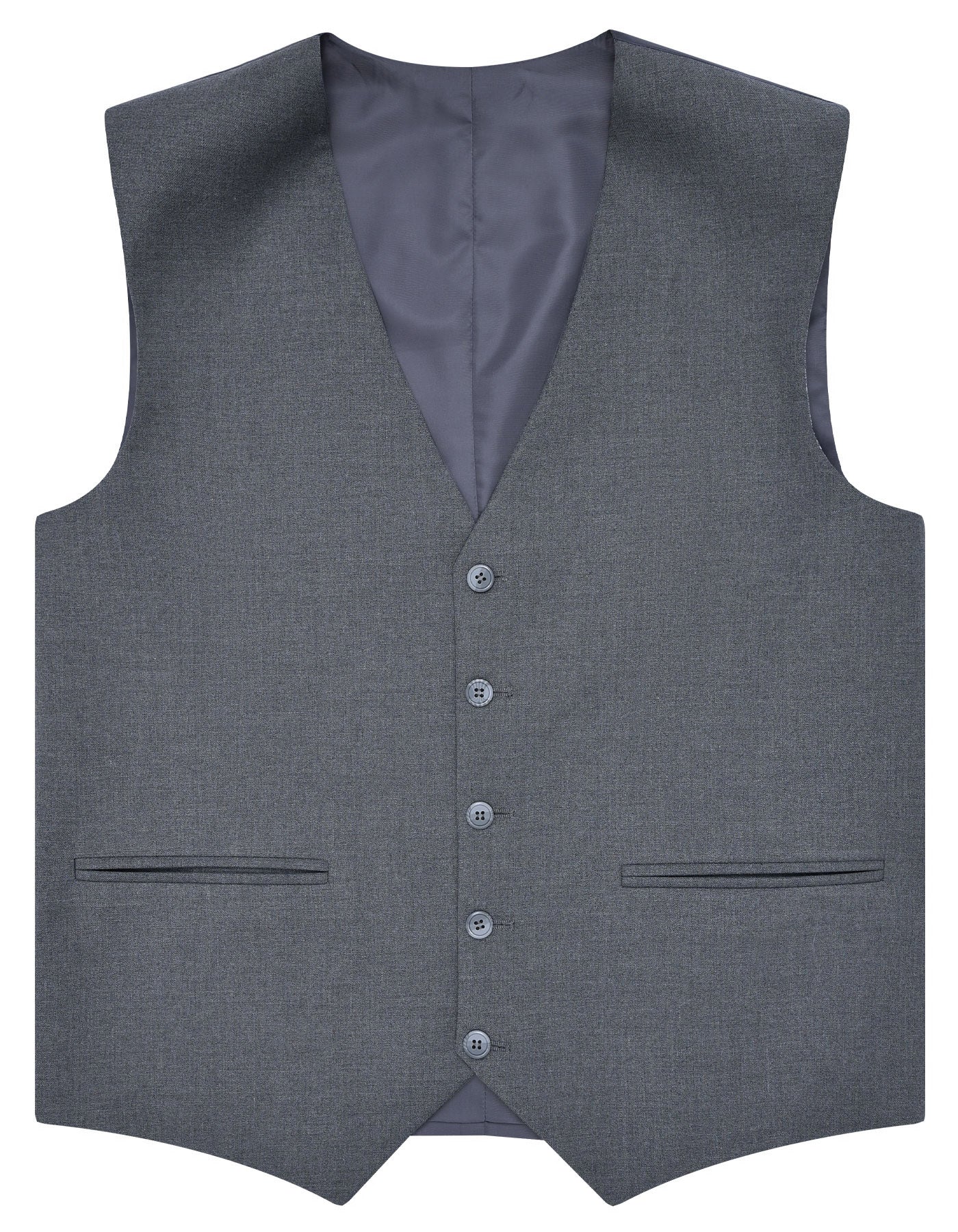 Ash Grey Plain Suit ST2673C-38