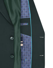 D Green Plain Suit ST2674C-42