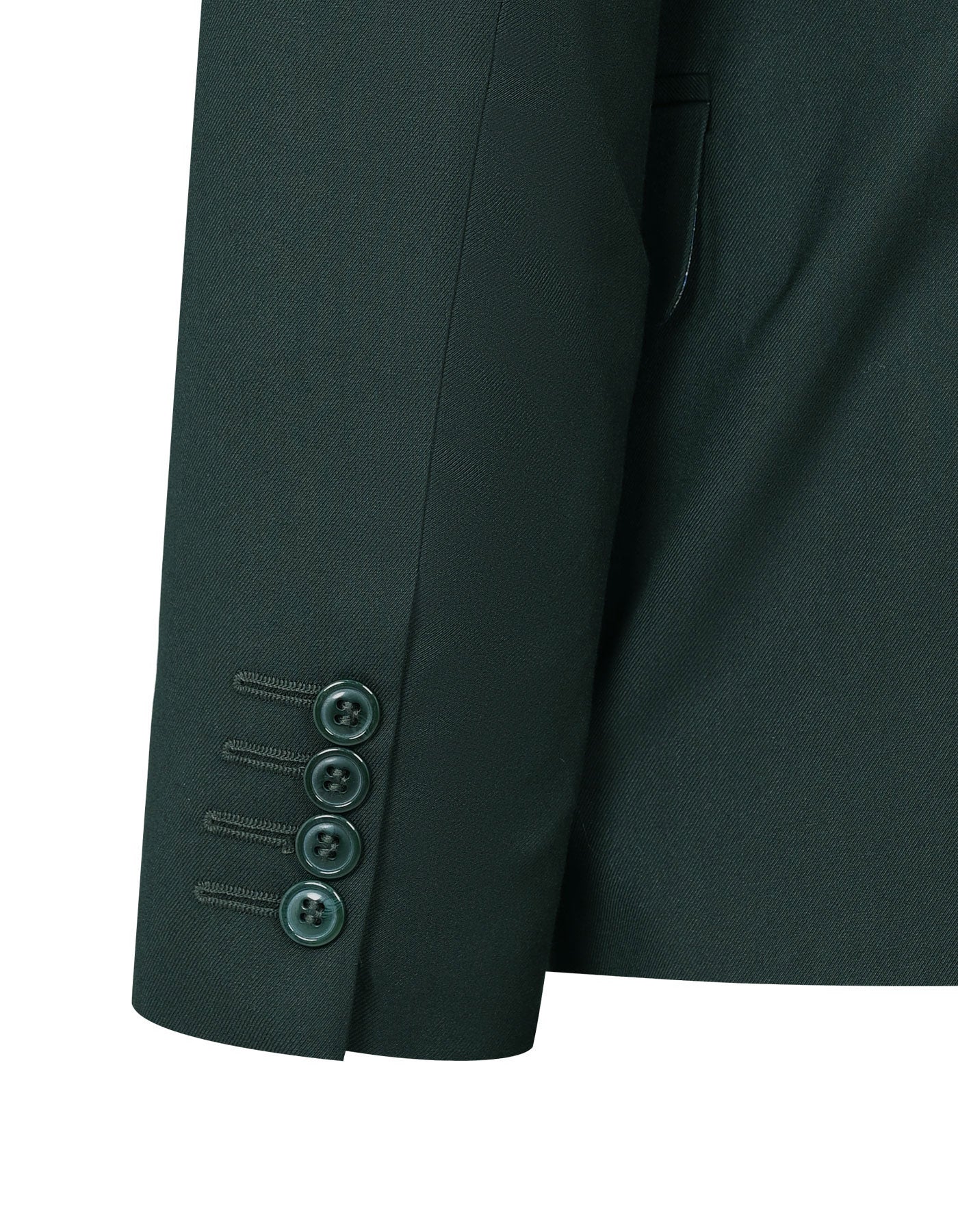 D Green Plain Suit ST2674C-40