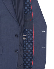 M Blue Texture Suit ST2676S-42