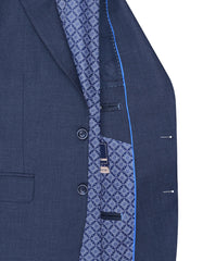 D Blue Texture Suit ST2678C-40