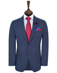 D Blue Texture Suit ST2678C-34