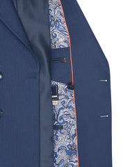 D Blue Texture Suit ST2680S-40