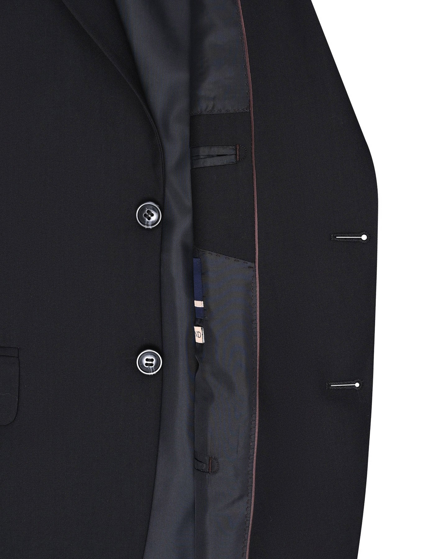 Black Plain Suit ST2687-1S-40