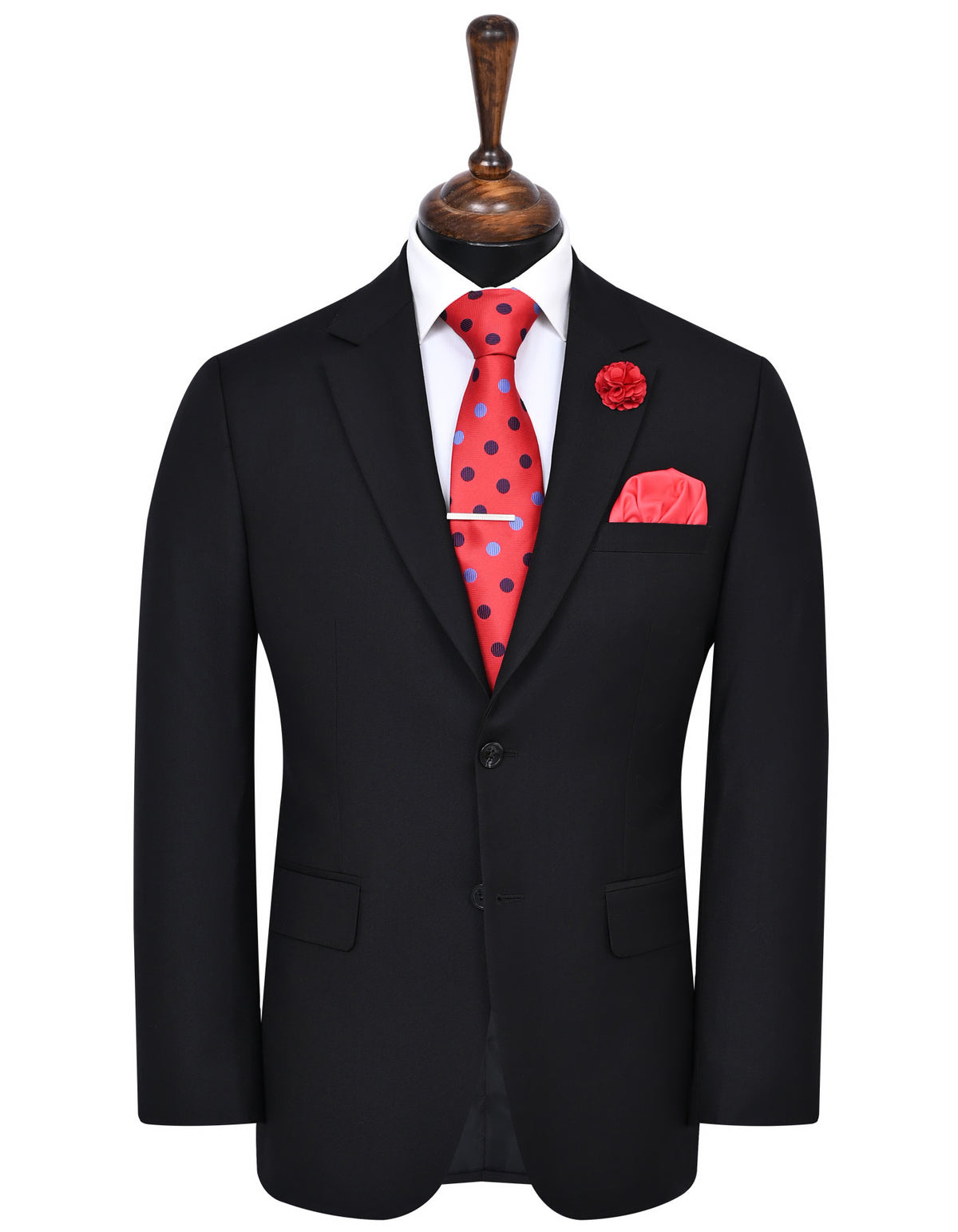 Black Plain Suit ST2687-1S-34