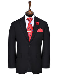 Black Plain Suit ST2687-1S-34