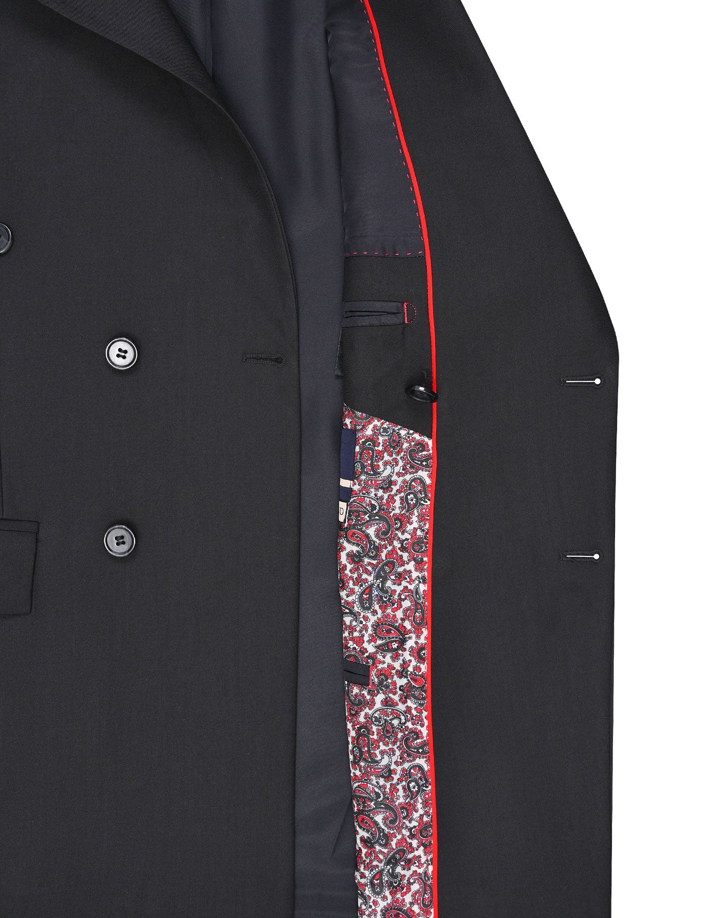 Black Plain Suit ST2687-2S-40