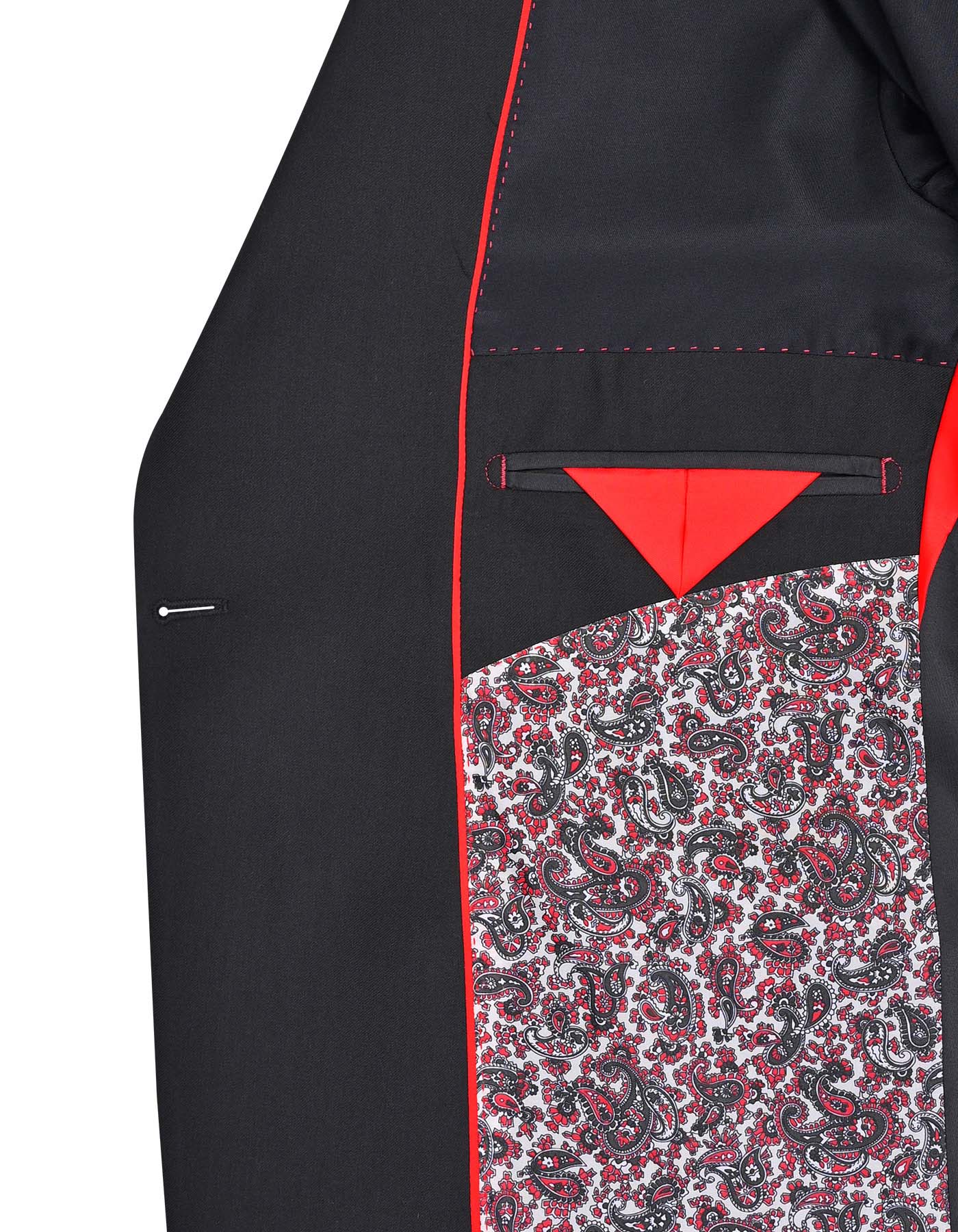 Black Plain Suit ST2687-2S-42