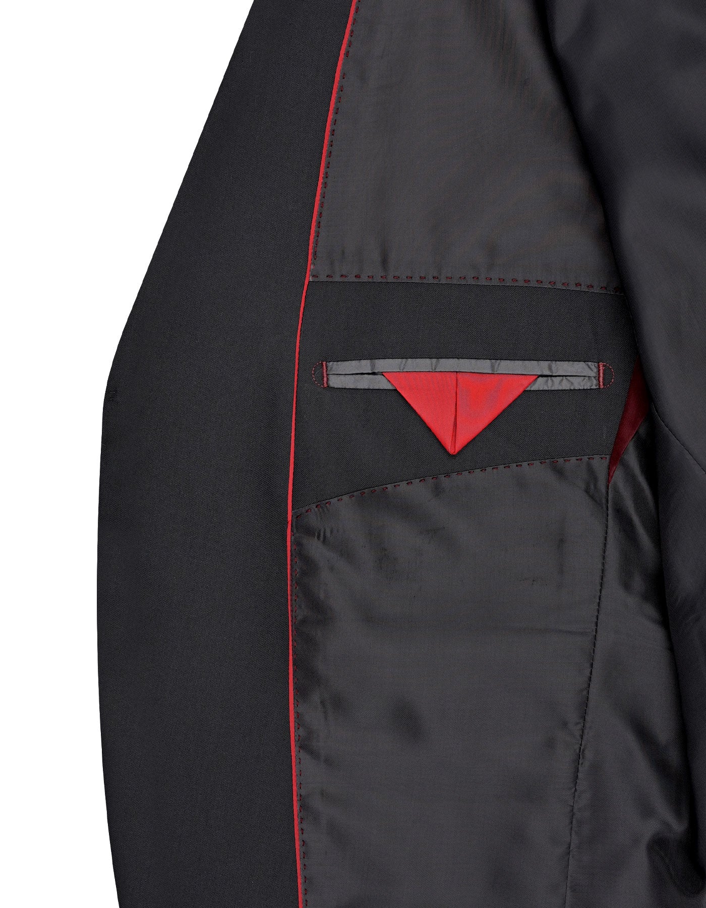 Black Plain Suit ST2687-3S-40