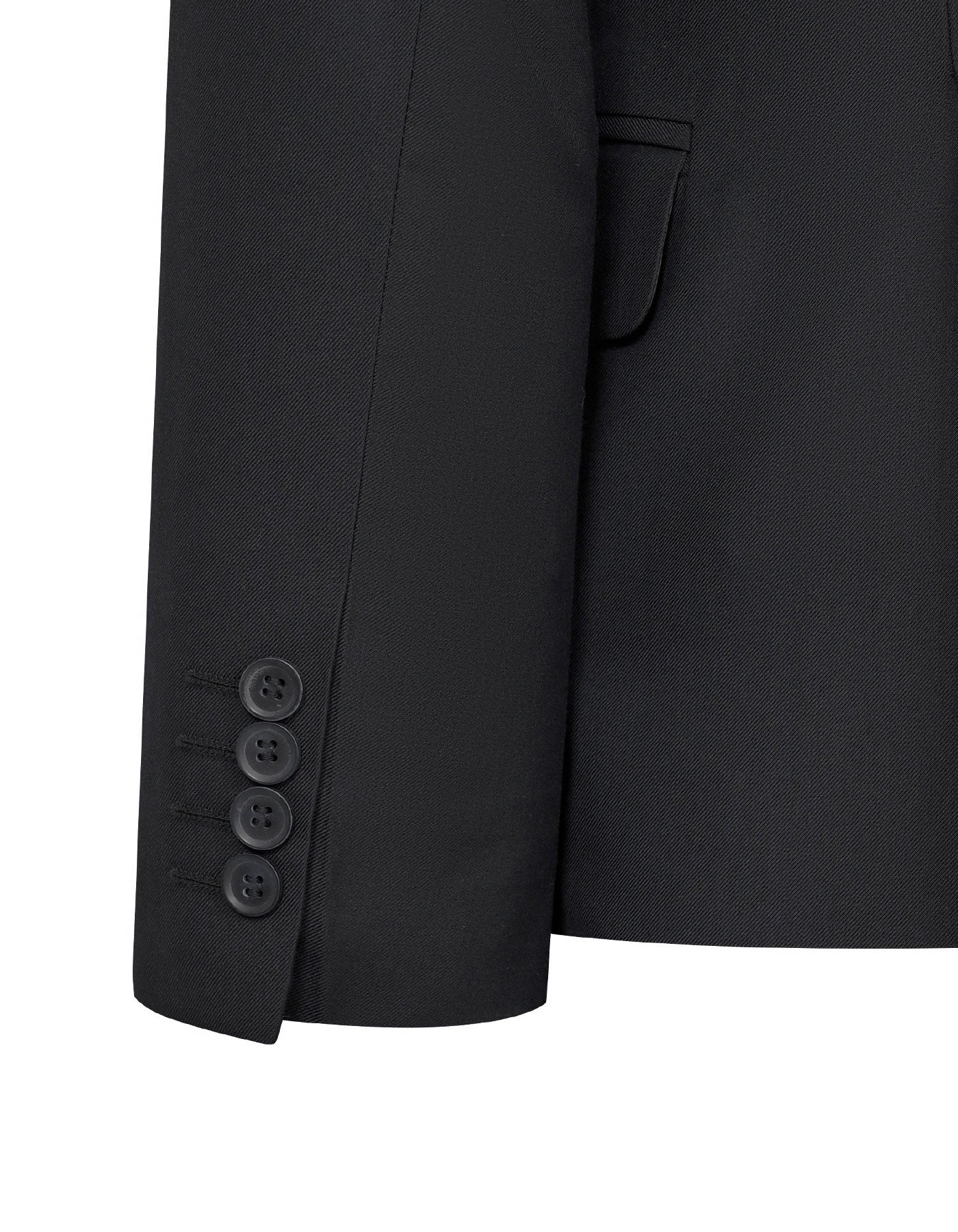 Black Plain Suit ST2687-3S-38