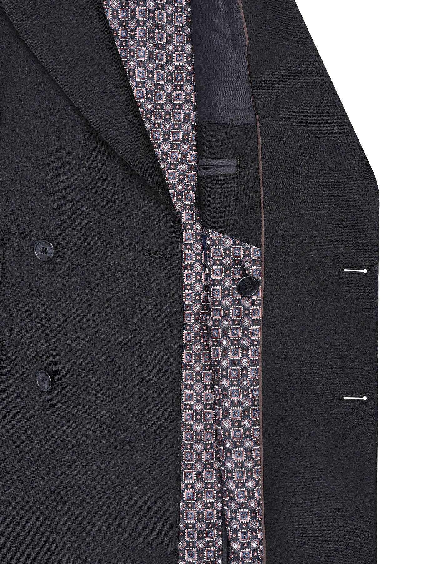 Black Plain Suit ST2687C-42