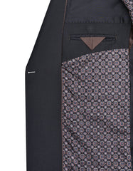 Black Plain Suit ST2687C-44