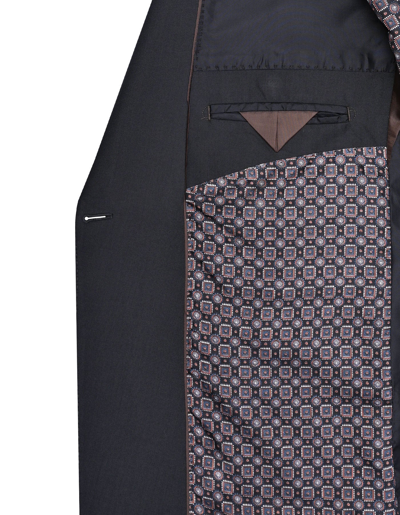 Black Plain Suit ST2687S-44