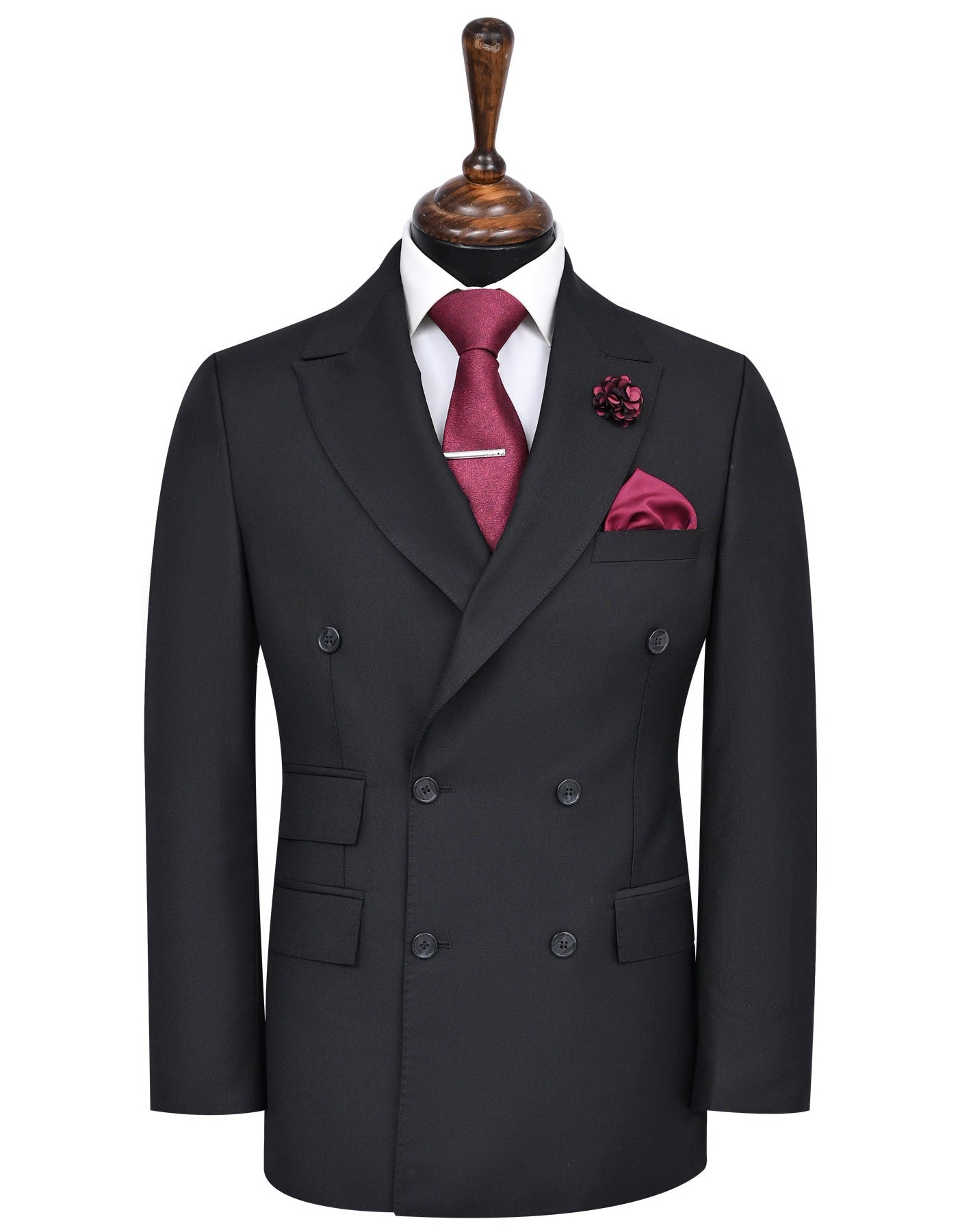 Black Plain Suit ST2687S-34