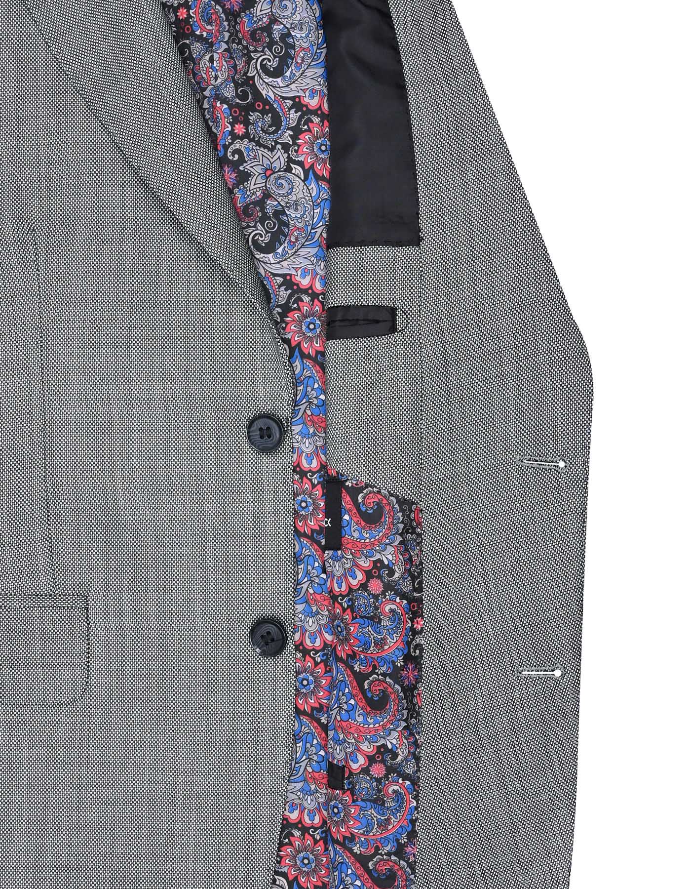 Grey Texture Suit ST2689S-40