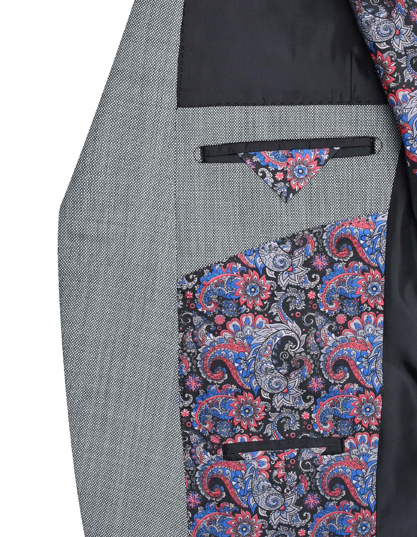 Grey Texture Suit ST2689S-42