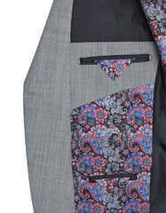 Grey Texture Suit ST2689S-42