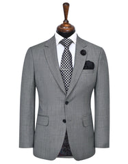 Grey Texture Suit ST2689S-34