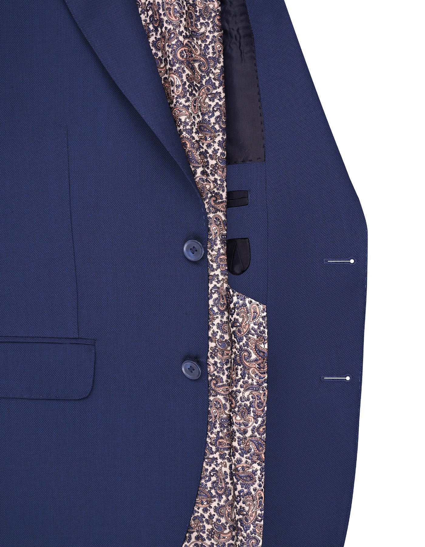 Navy Texture Suit ST2690S-42