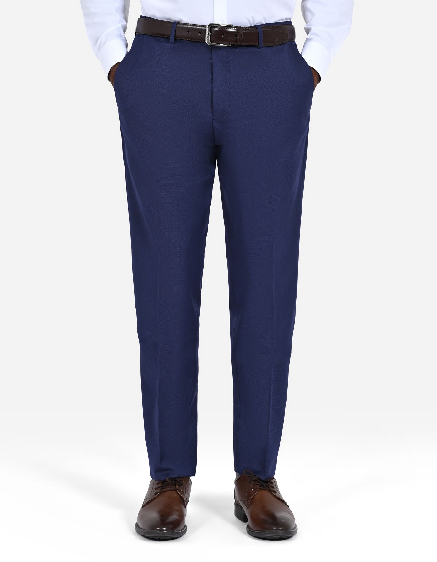 Navy Texture Suit ST2690S-36