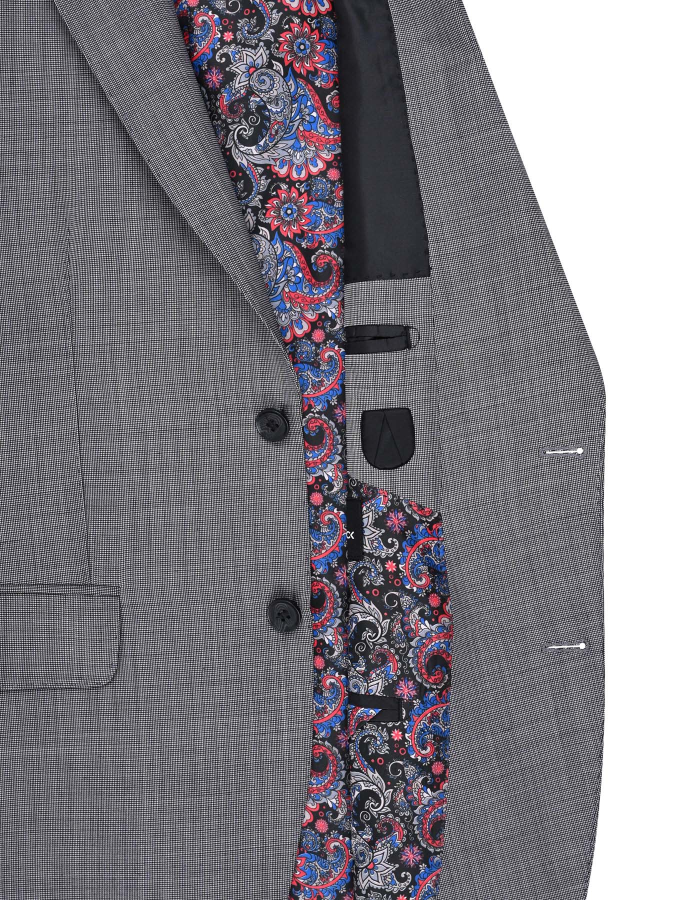 Grey Texture Suit ST2691S-42