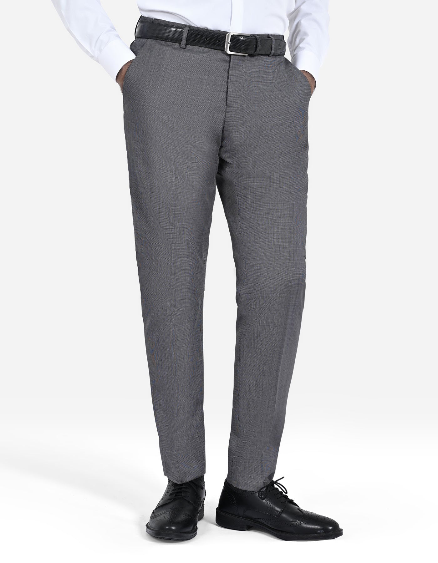 Grey Texture Suit ST2691S-36