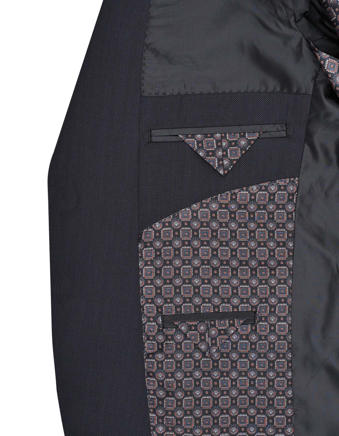 D Charcoal Texture Suit ST2693C-44