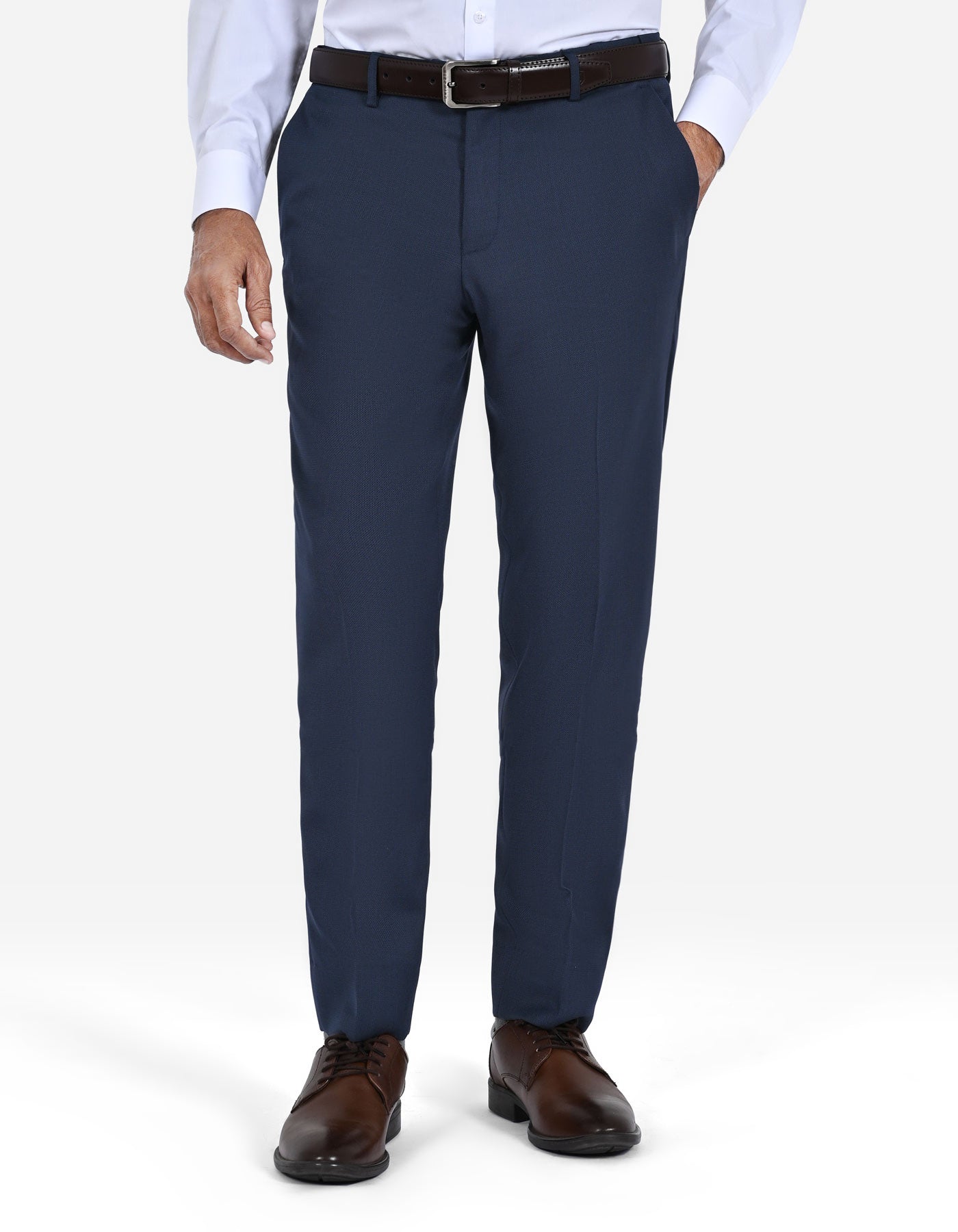 D Navy Texture Suit ST2694C-36