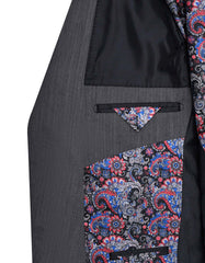 Charcoal Texture Suit ST2695-1C-42