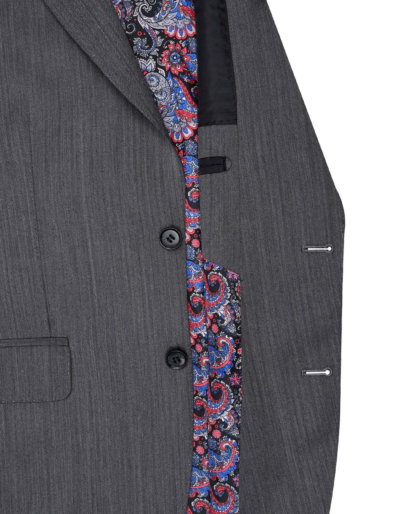 Charcoal Texture Suit ST2695-1S-40