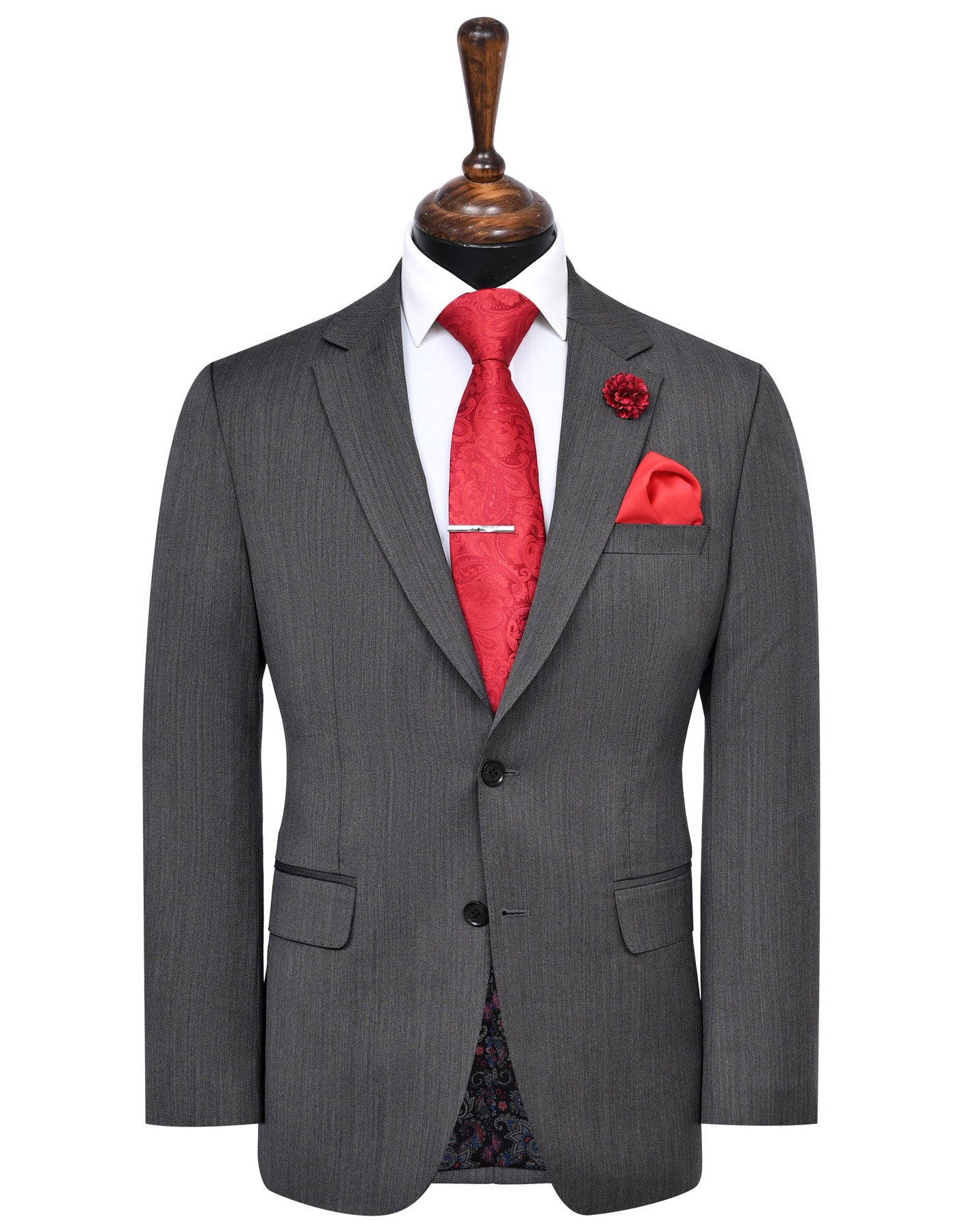 Charcoal Texture Suit ST2695-1S-34