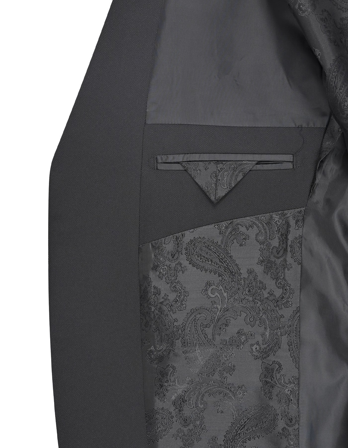 Black Texture Suit ST2702C-44