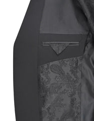 Black Texture Suit ST2702C-44