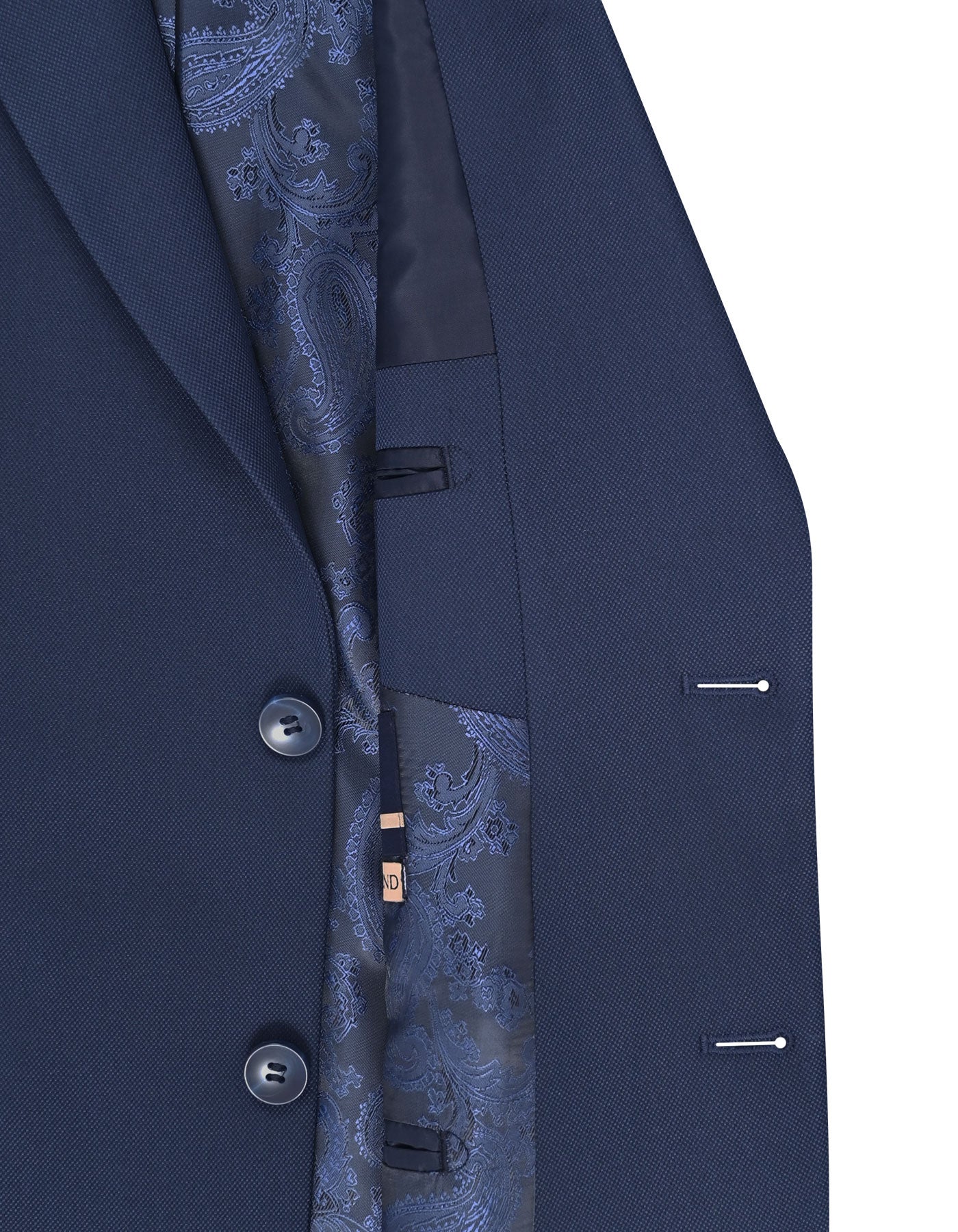 Navy Texture Suit ST2703S-42